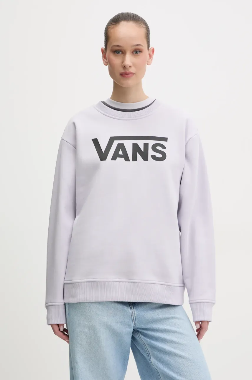 Μπλούζα Vans χρώμα: μοβ, VN000A5QUUI1