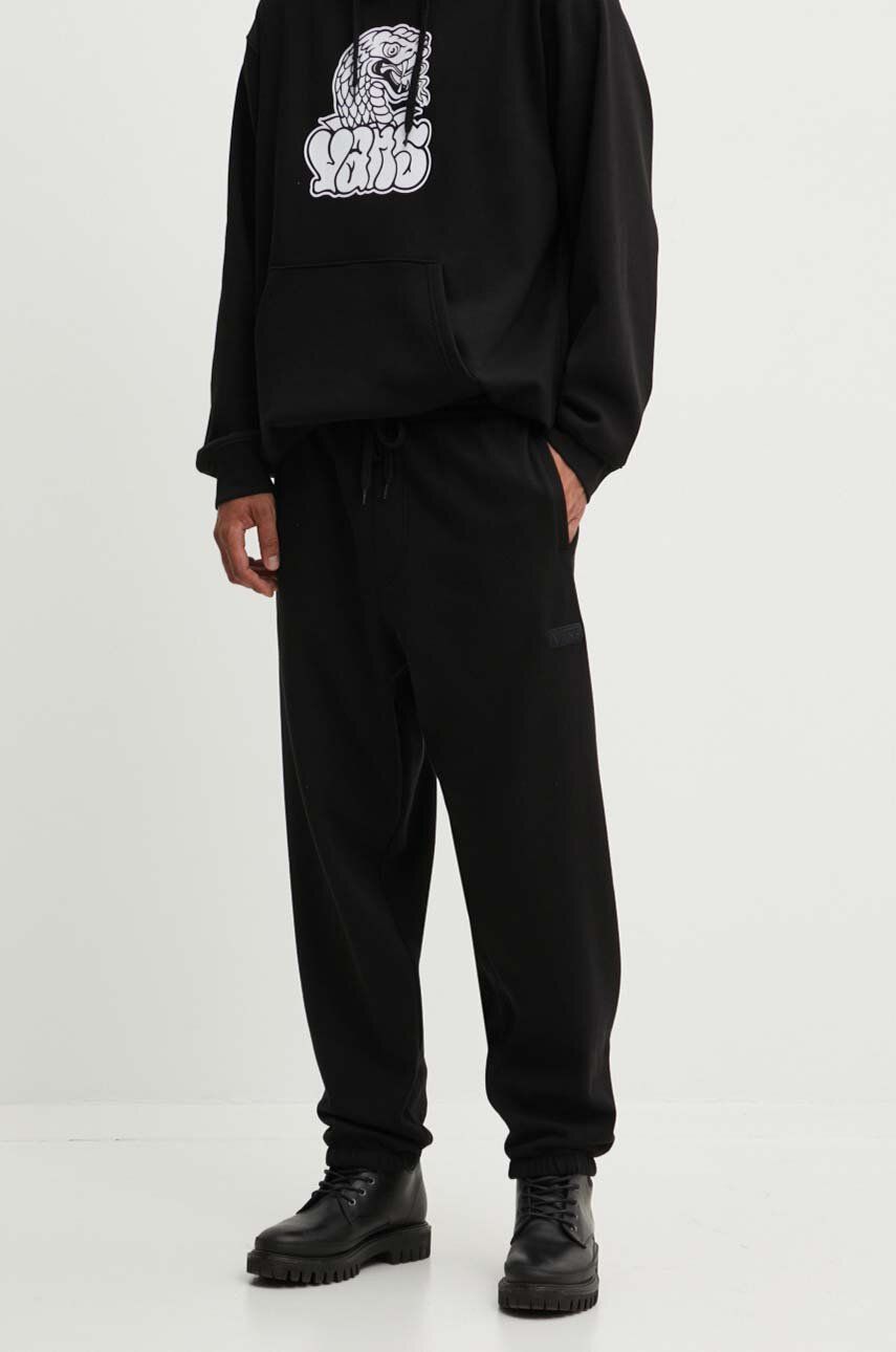 Παντελόνι φόρμας Vans χρώμα: μαύρο, VN000HQ2BLK1