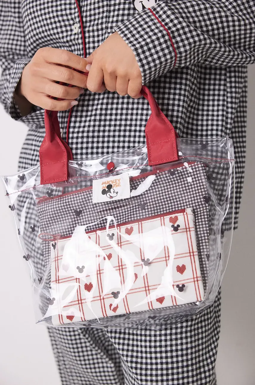 Σετ τσαντών καλλυντικών women'secret SNOOPY 3-pack χρώμα: κόκκινο, 4848833
