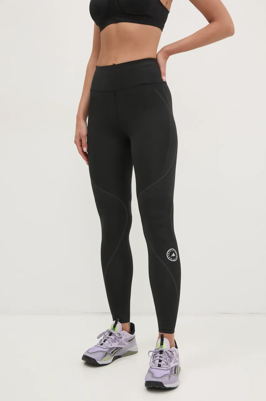 Κολάν προπόνησης adidas by Stella McCartney TruePace χρώμα: μαύρο, JF3798