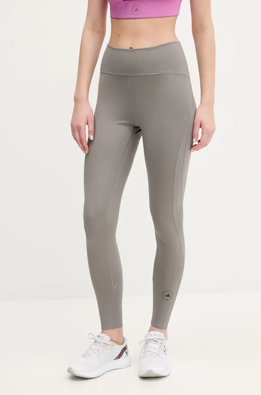 Κολάν προπόνησης adidas by Stella McCartney TruePurpose Optime χρώμα: γκρι, JJ0129