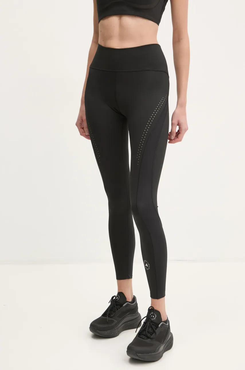 Κολάν προπόνησης adidas by Stella McCartney TruePurpose Optime χρώμα: μαύρο, JF3796