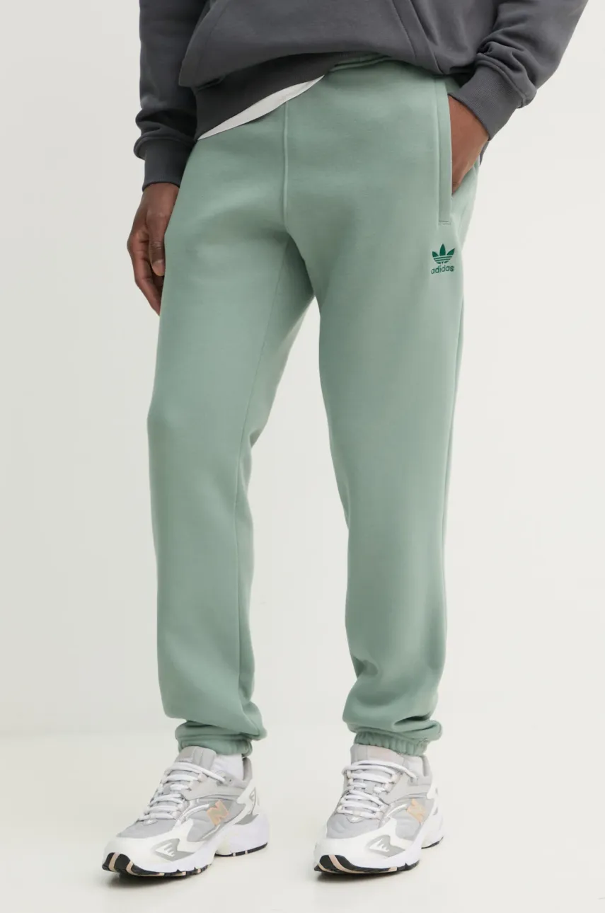 Παντελόνι φόρμας adidas Originals Essential χρώμα: πράσινο, JD2421