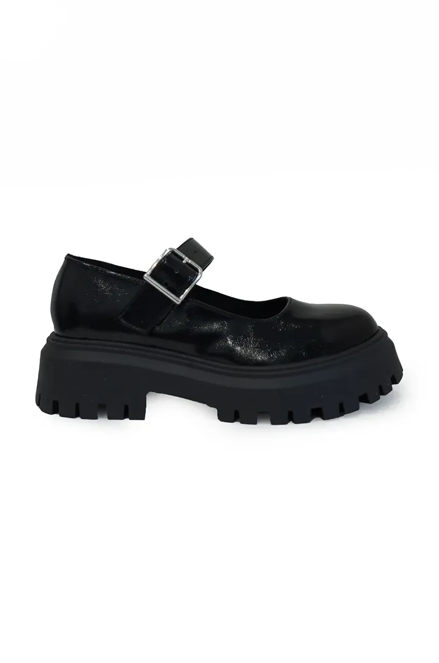 Κλειστά παπούτσια Altercore Bliss Black Patent χρώμα: μαύρο, Bliss Black Patent