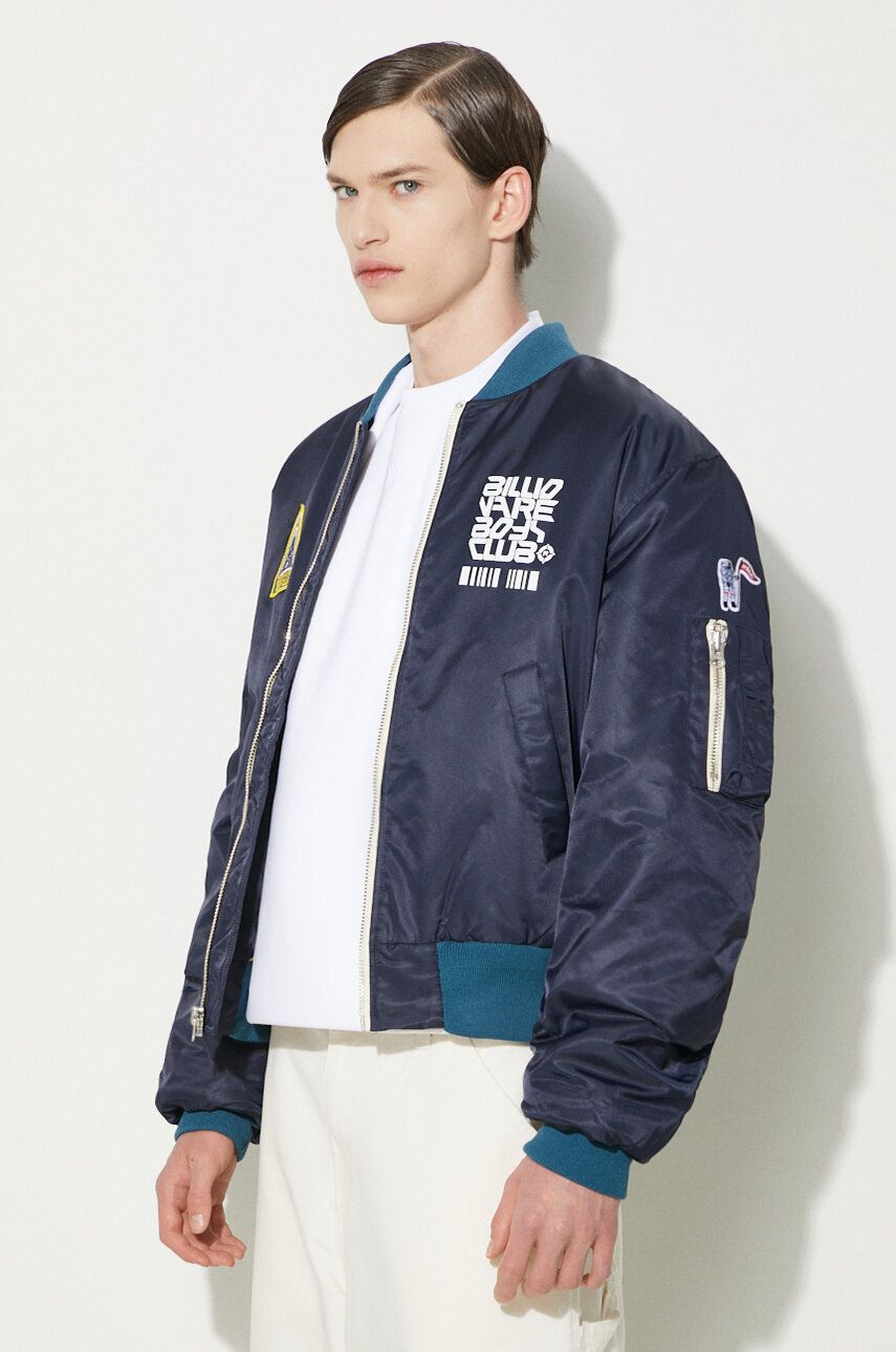 Μπουφάν bomber Billionaire Boys Club Outerbanks Bomber ανδρικό, χρώμα: ναυτικό μπλε, B24202