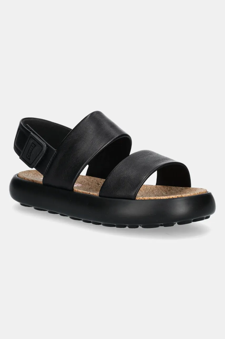 Δερμάτινα σανδάλια Camper Pelotas Flota Sandal χρώμα: μαύρο, K101030-001