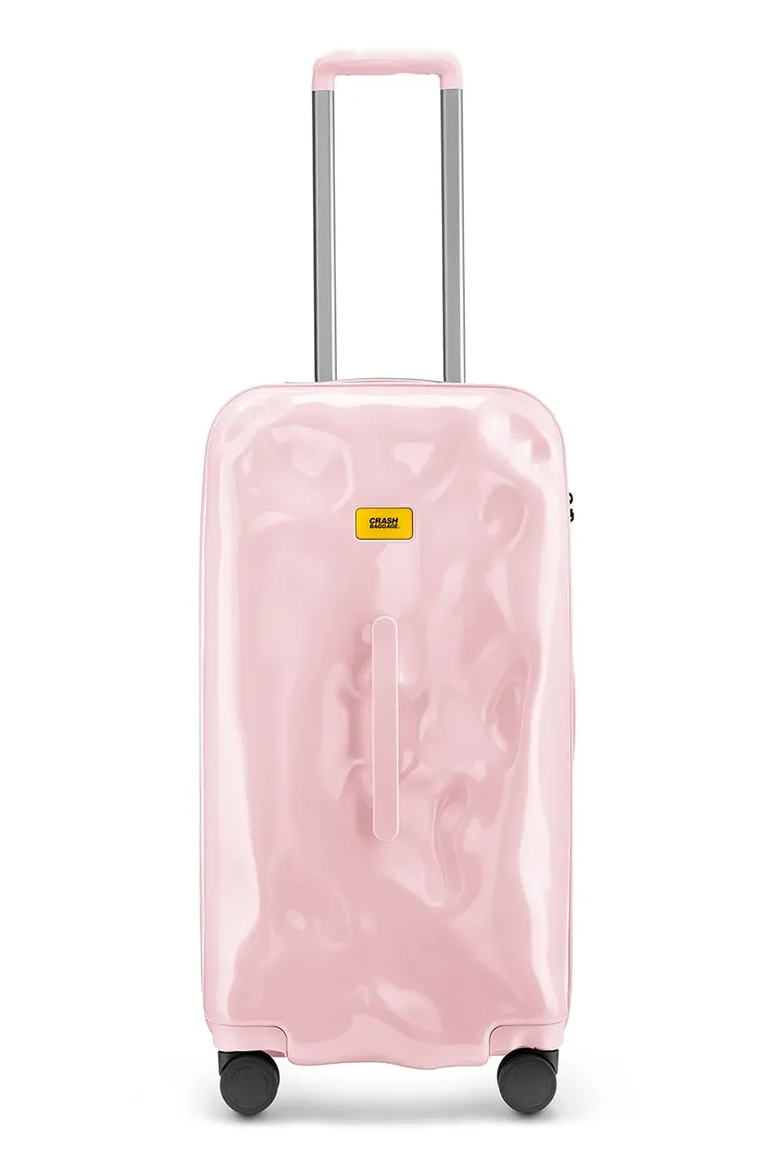 Βαλίτσα Crash Baggage TRUNK χρώμα: ροζ, CB168