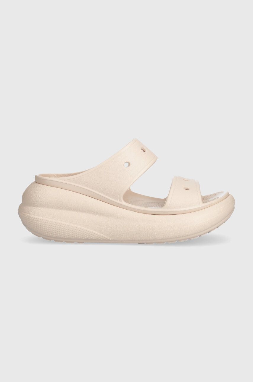 Παντόφλες Crocs Classic Crush Sandal Classic Crush Sandal χρώμα: ροζ, 207670 207670