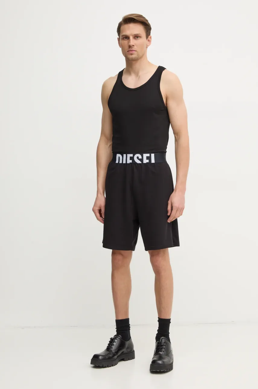 Σορτς Diesel DYLAN-D-POP SHORTS χρώμα: μαύρο, A17684.0DCBK