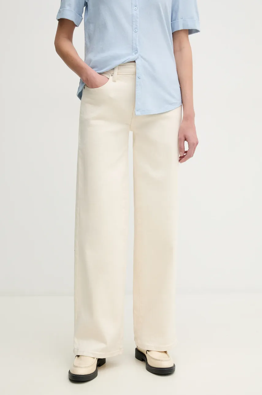 Τζιν παντελόνι Dkny χρώμα: μπεζ, DJ5M4076