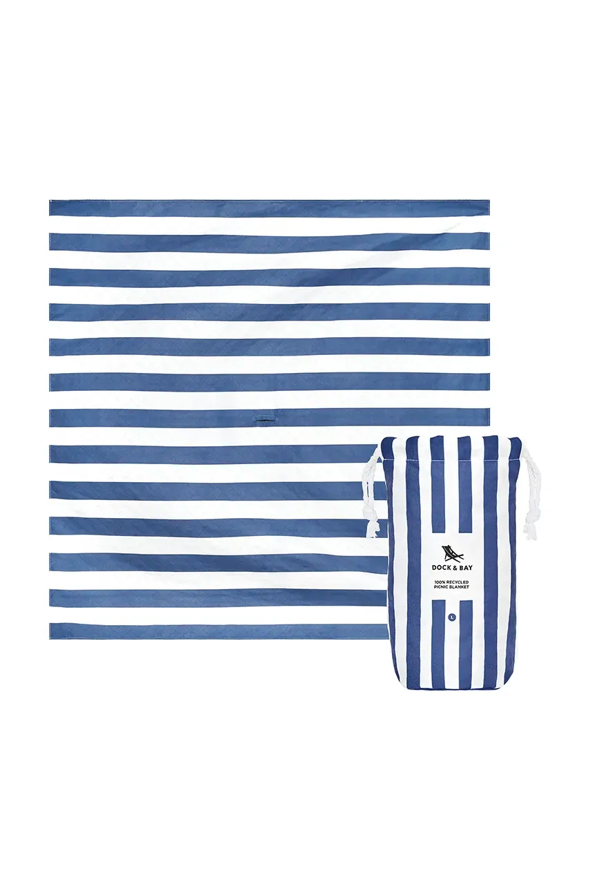 Κουβέρτα πικνίκ Dock & Bay Whitsunday Blue 240 x 170 cm χρώμα: μπλε, 0