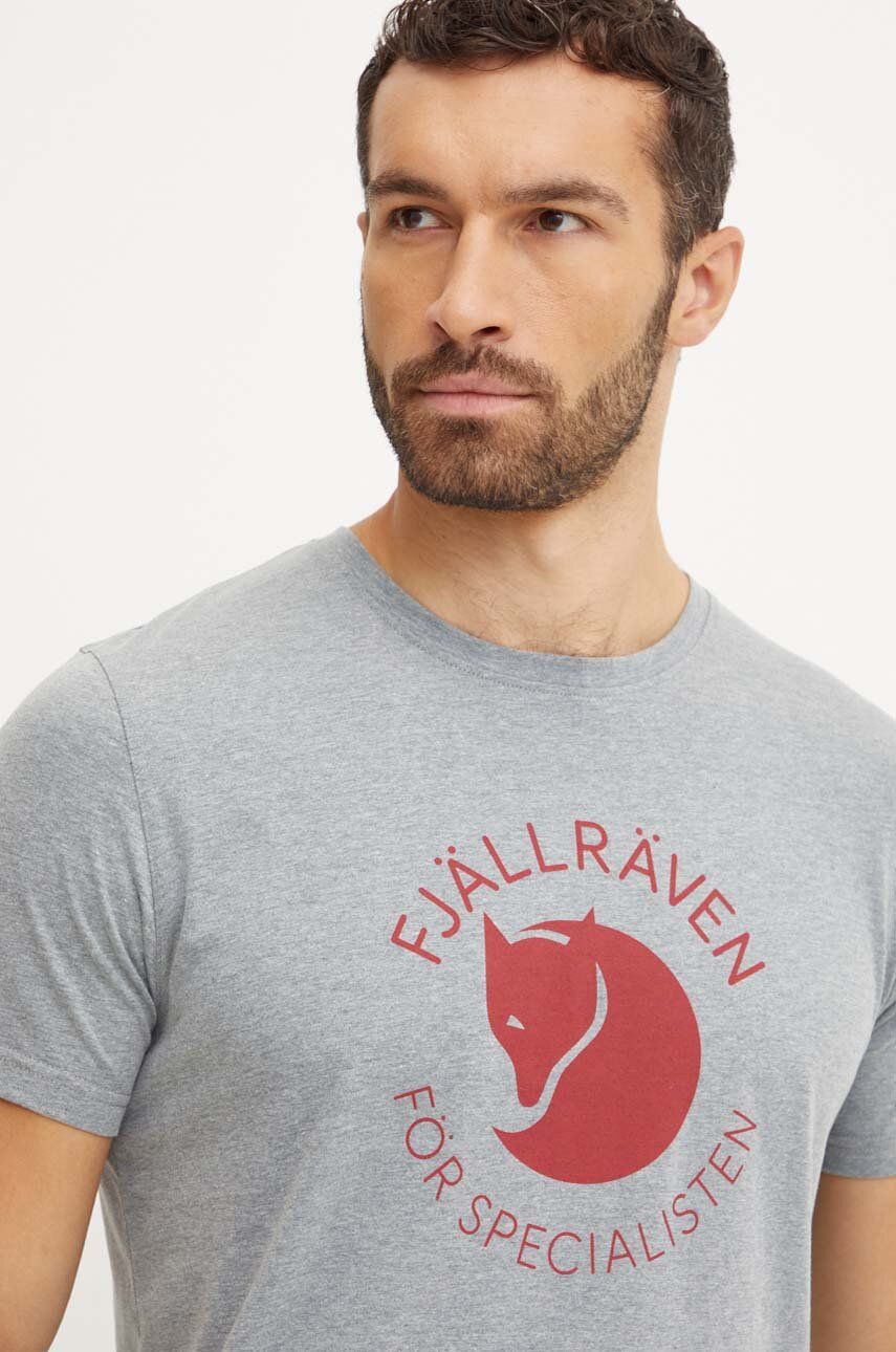 Αθλητικό μπλουζάκι Fjallraven Fjällräven Fox χρώμα: γκρι, F87052.051