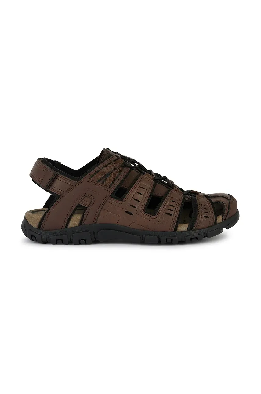 Σανδάλια Geox UOMO SANDAL STRADA χρώμα: καφέ, U4524C 000ME C6006