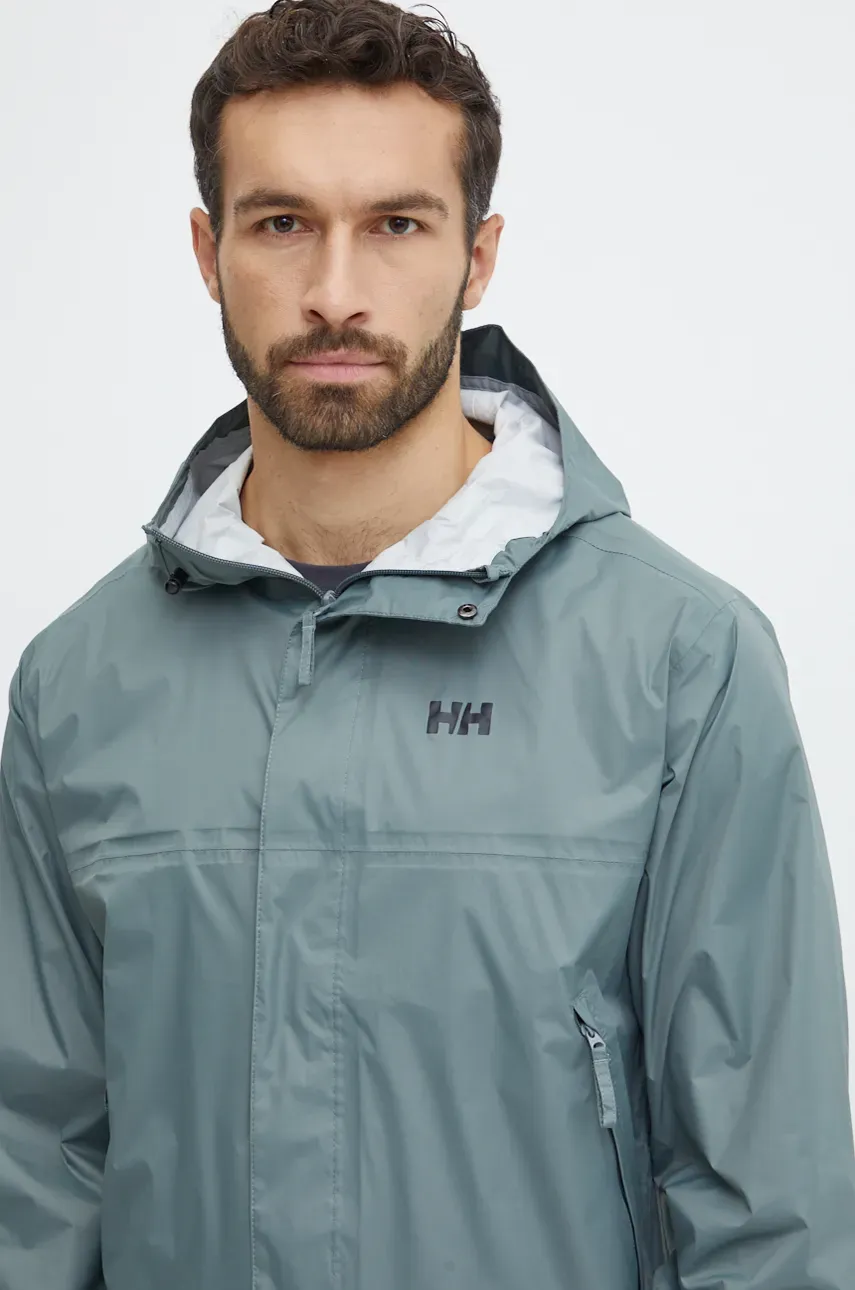 Αδιάβροχο μπουφάν Helly Hansen Loke ανδρικό, χρώμα: πράσινο, 62252