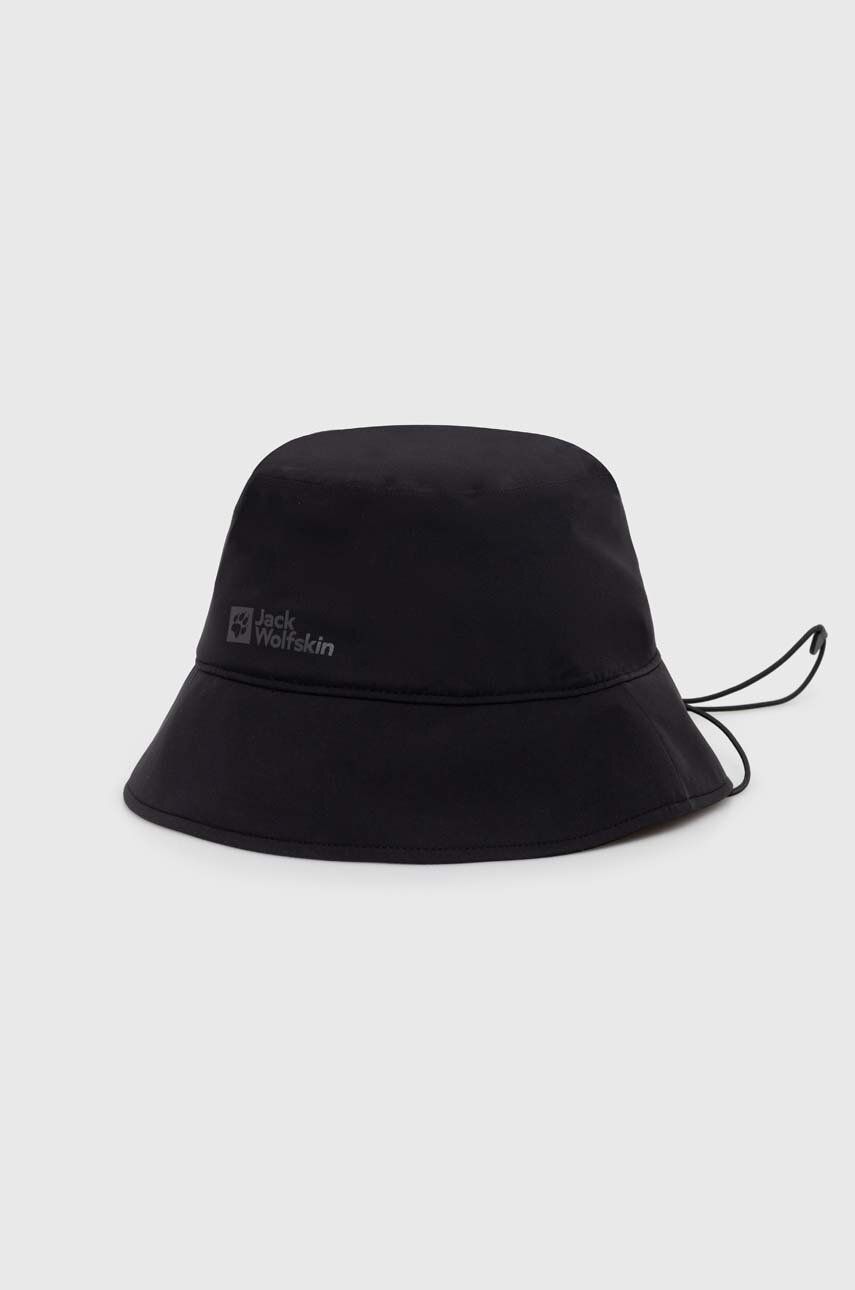 Καπέλο Jack Wolfskin Rain χρώμα: μαύρο