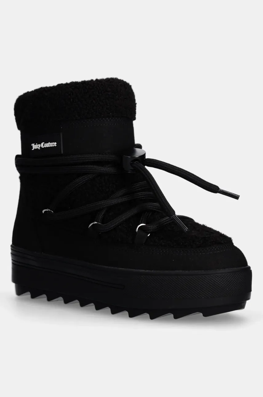 Μπότες χιονιού Juicy Couture JUICY SNOW BOOT χρώμα: μαύρο, JCFBTS224022
