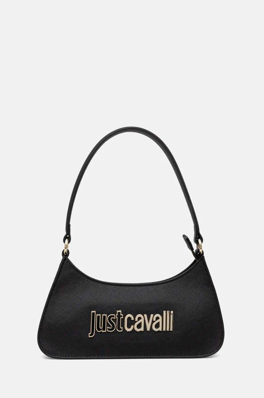 Τσάντα Just Cavalli χρώμα: μαύρο, 78RA4BB6 ZS766
