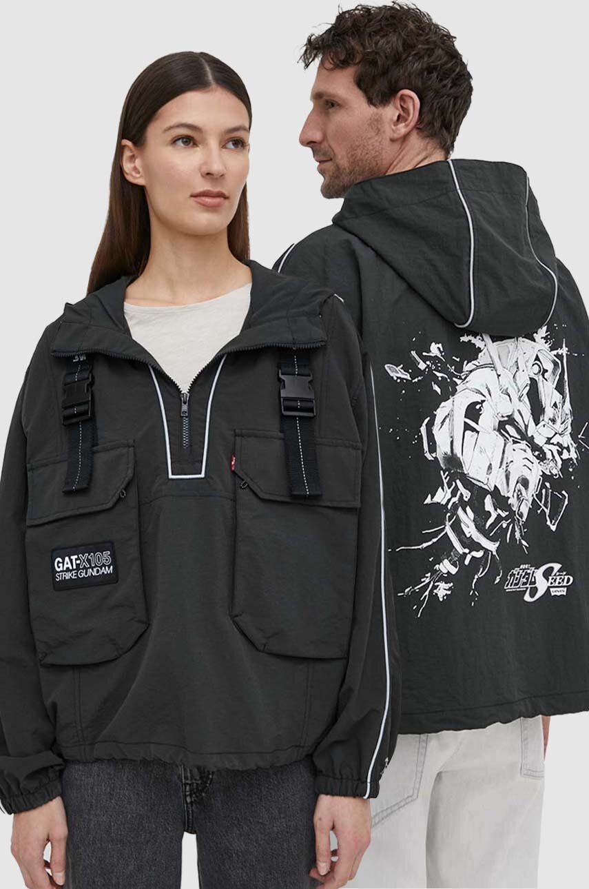 Μπουφάν Levi's Levi's® x Gundam SEED χρώμα: μαύρο, A7411.0000