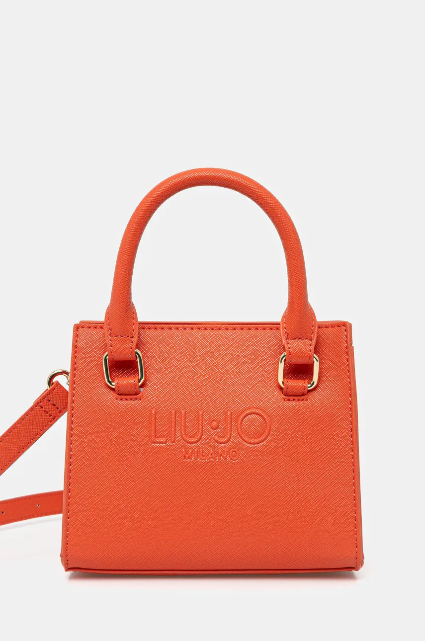 Τσάντα Liu Jo χρώμα: πορτοκαλί, AA5151 E0087
