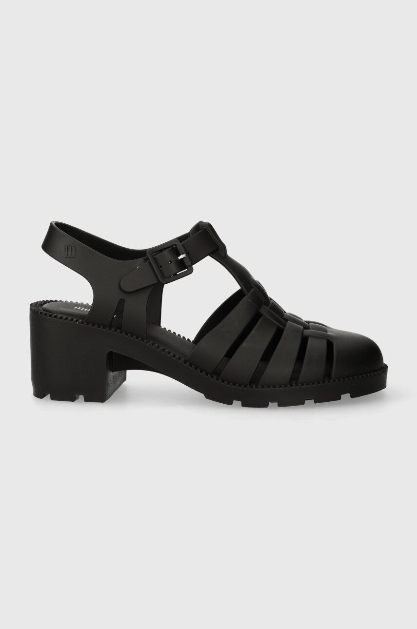 Σανδάλια Melissa MELISSA ID HEEL AD χρώμα: μαύρο, M.35804.V670