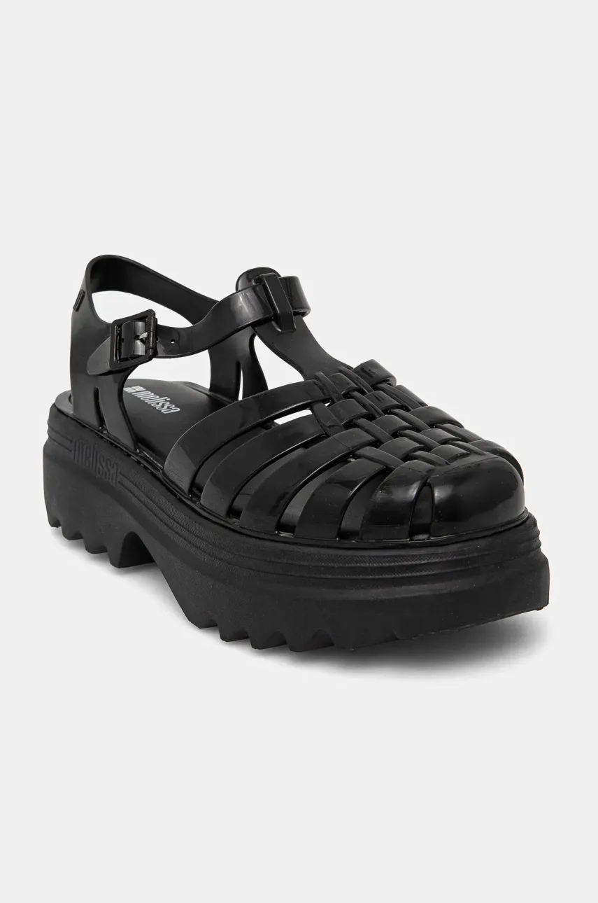 Σανδάλια Melissa MELISSA POSSESSION PLATFORM II AD χρώμα: μαύρο, M 35818.BG449