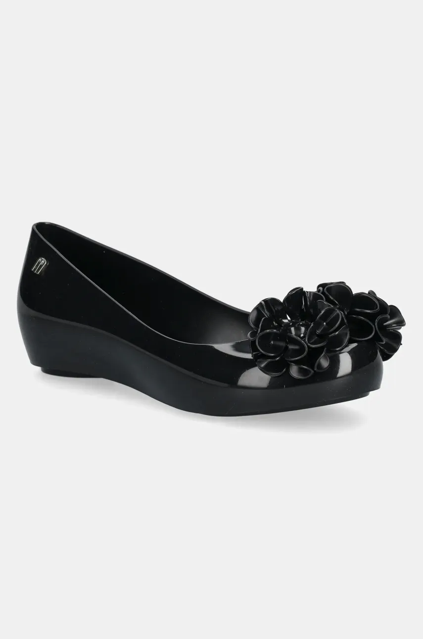 Μπαλαρίνες Melissa ULTRAGIRL SPRINGTIME χρώμα: μαύρο, M 35706