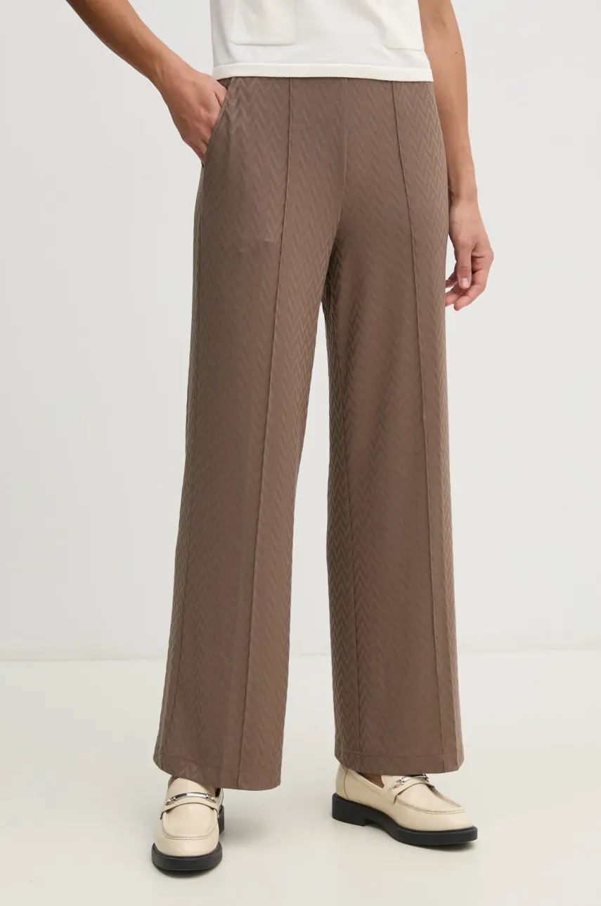 Παντελόνι Mos Mosh χρώμα: καφέ, 168610