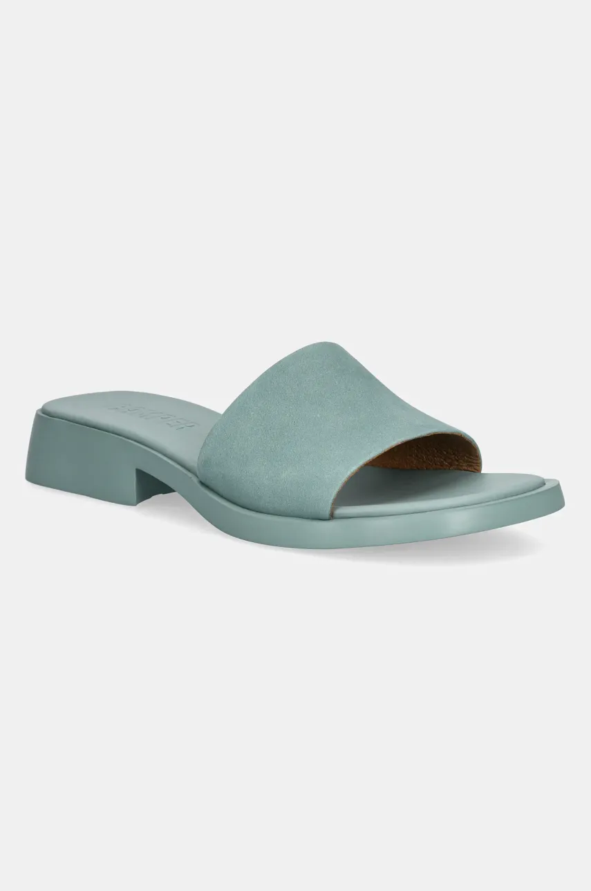Nubuck παντόφλες Camper Dana χρώμα: τιρκουάζ, K201740-006
