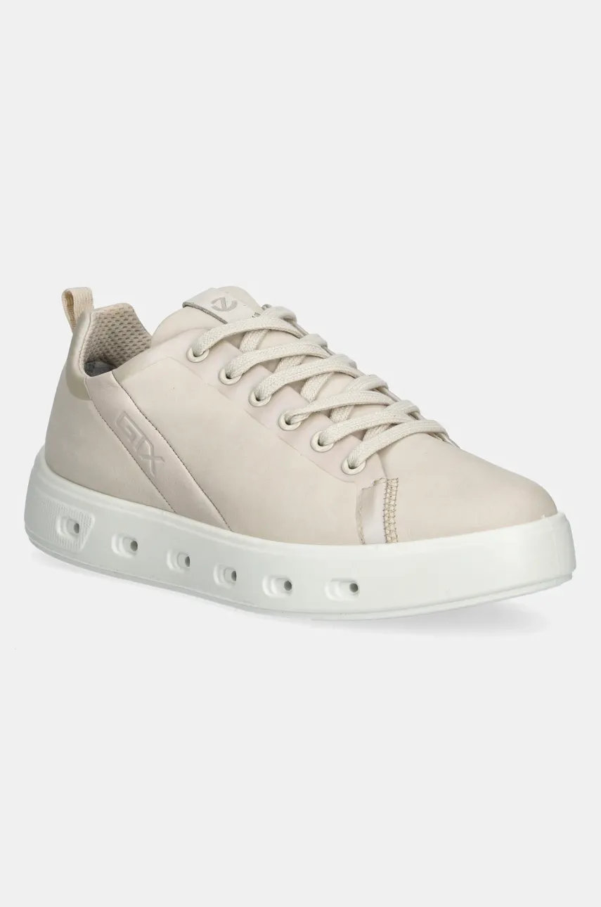 Nubuck sneakers Ecco Street χρώμα: μπεζ, 209753-59113