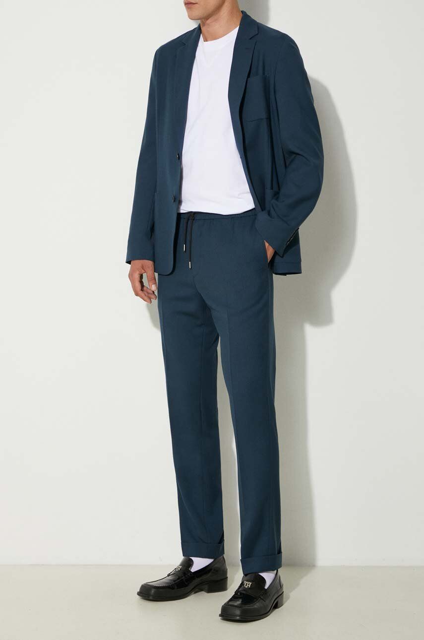 Μάλλινα παντελόνια Paul Smith χρώμα: πράσινο, M1R-921T-G00001