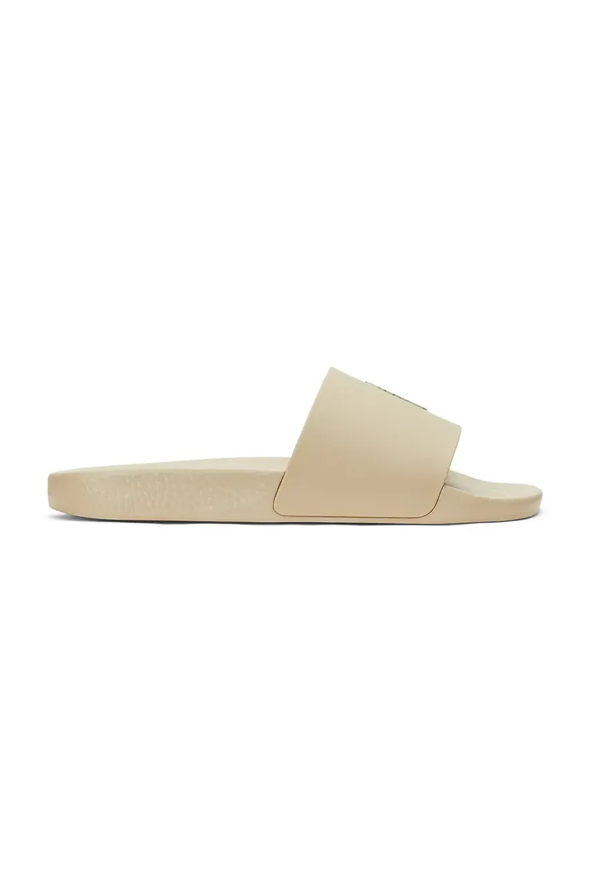 Παντόφλες Polo Ralph Lauren Polo Slide χρώμα: μπεζ, 809965075001
