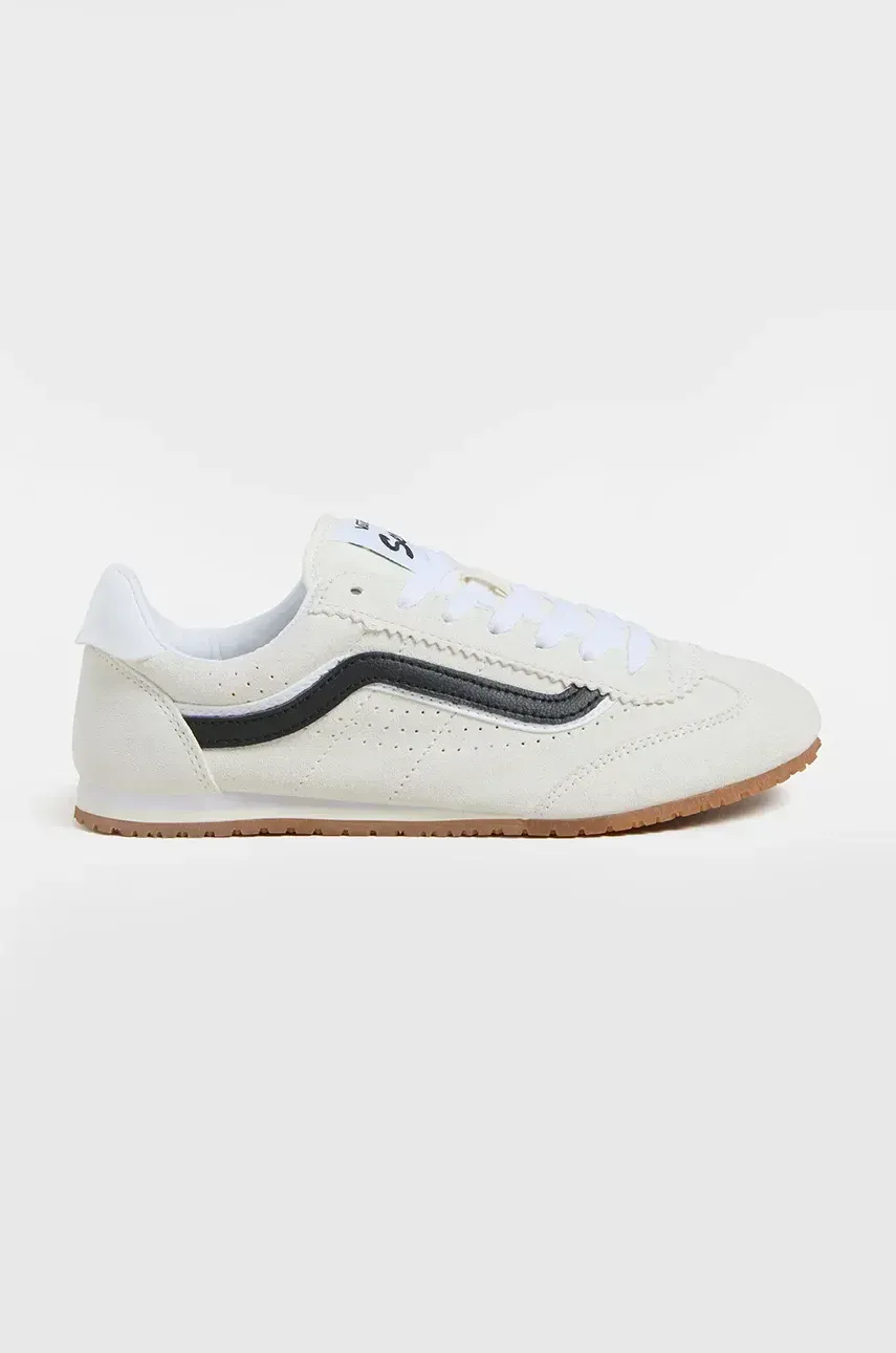 Σουέτ sneakers Vans Super Lowpro χρώμα: άσπρο, VN000D83CCZ1