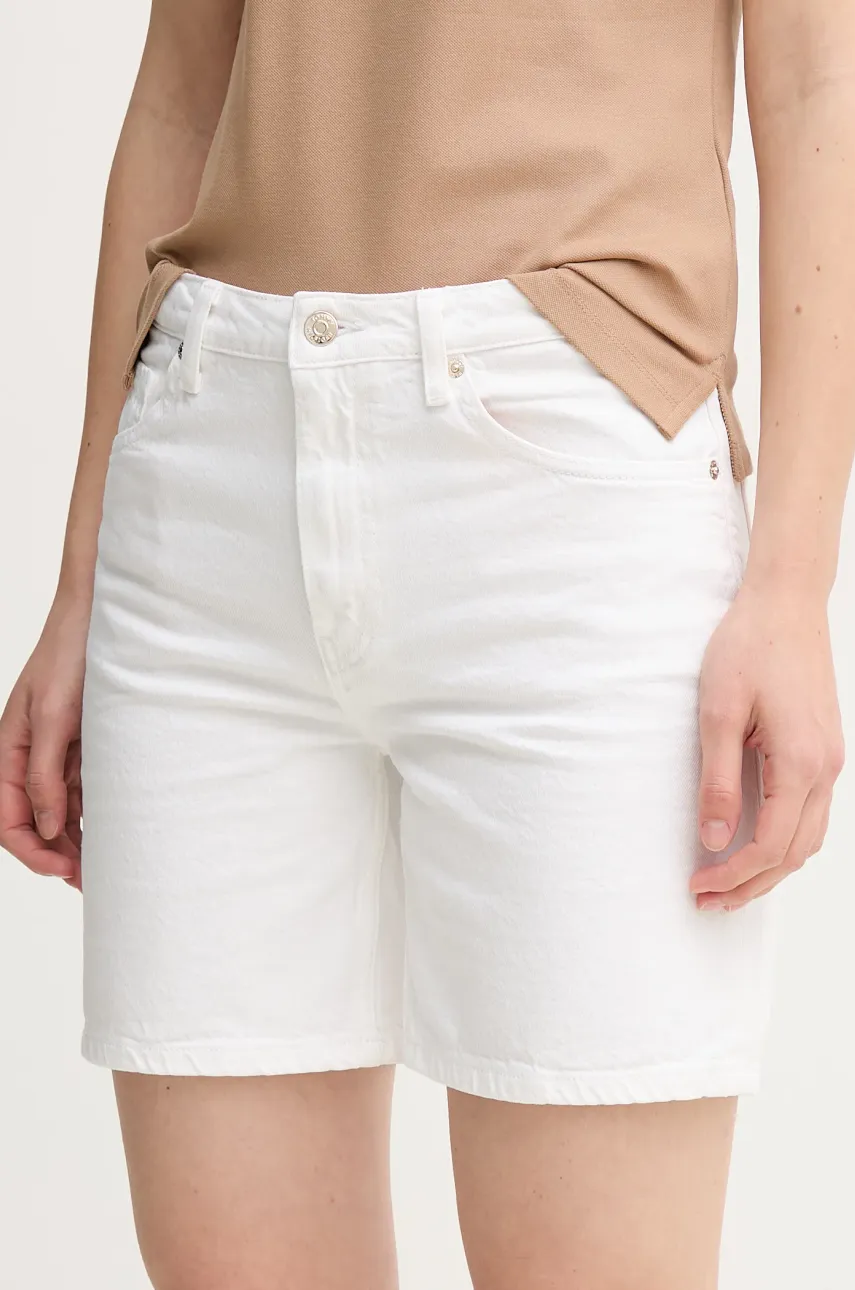 Τζιν σορτς Tommy Hilfiger χρώμα: άσπρο, WW0WW45924