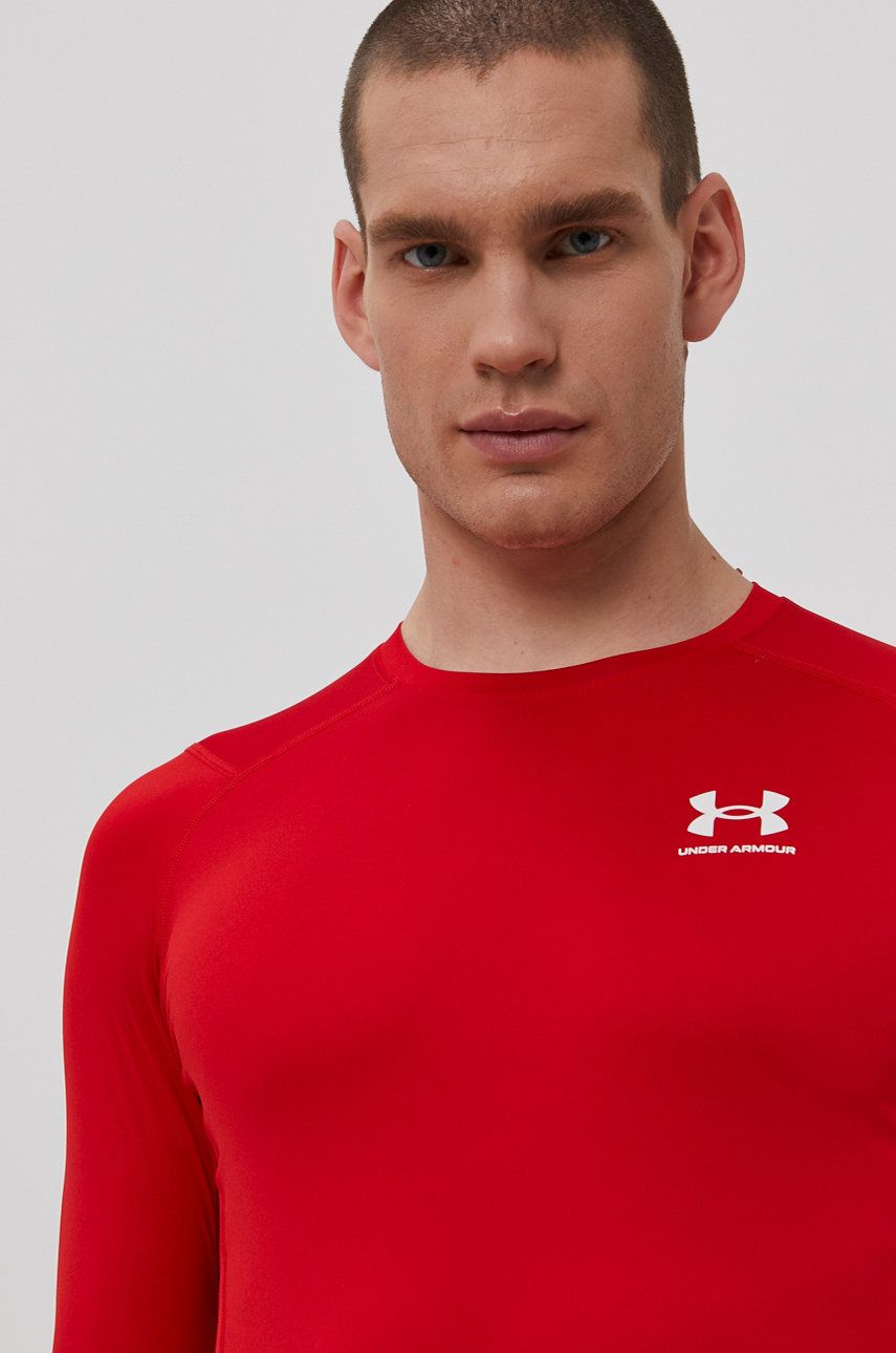 Μακρυμάνικο προπόνησης Under Armour χρώμα: κόκκινο