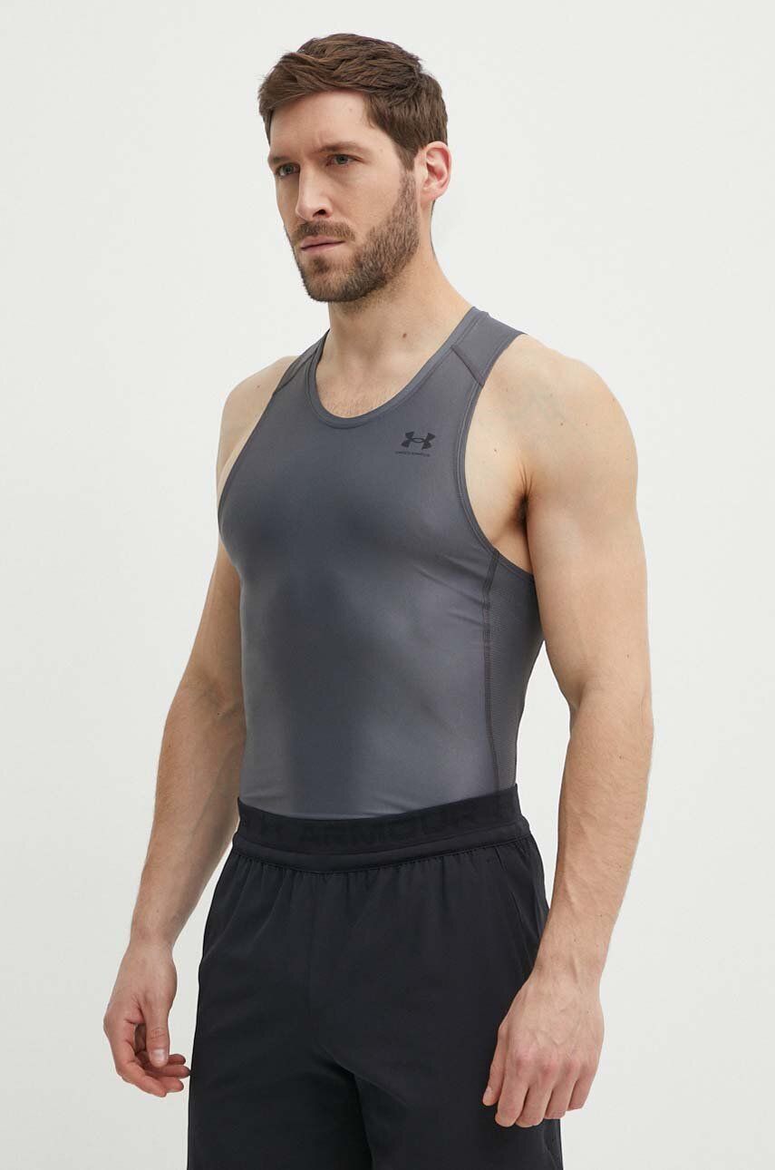 Μπλουζάκι προπόνησης Under Armour HG Iso-Chill Compression χρώμα: γκρι