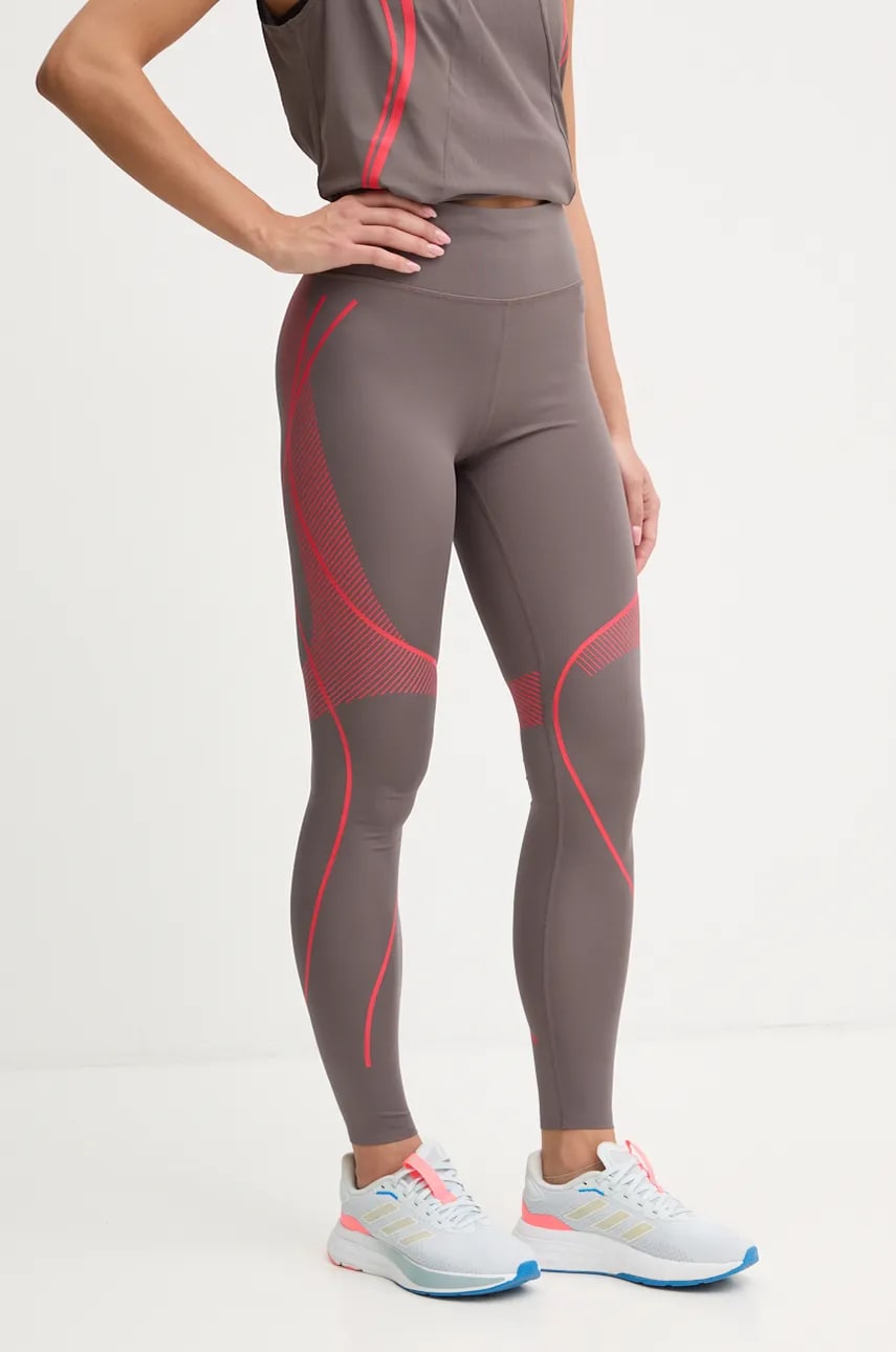 Κολάν προπόνησης adidas by Stella McCartney TruePace χρώμα: γκρι, IW9868
