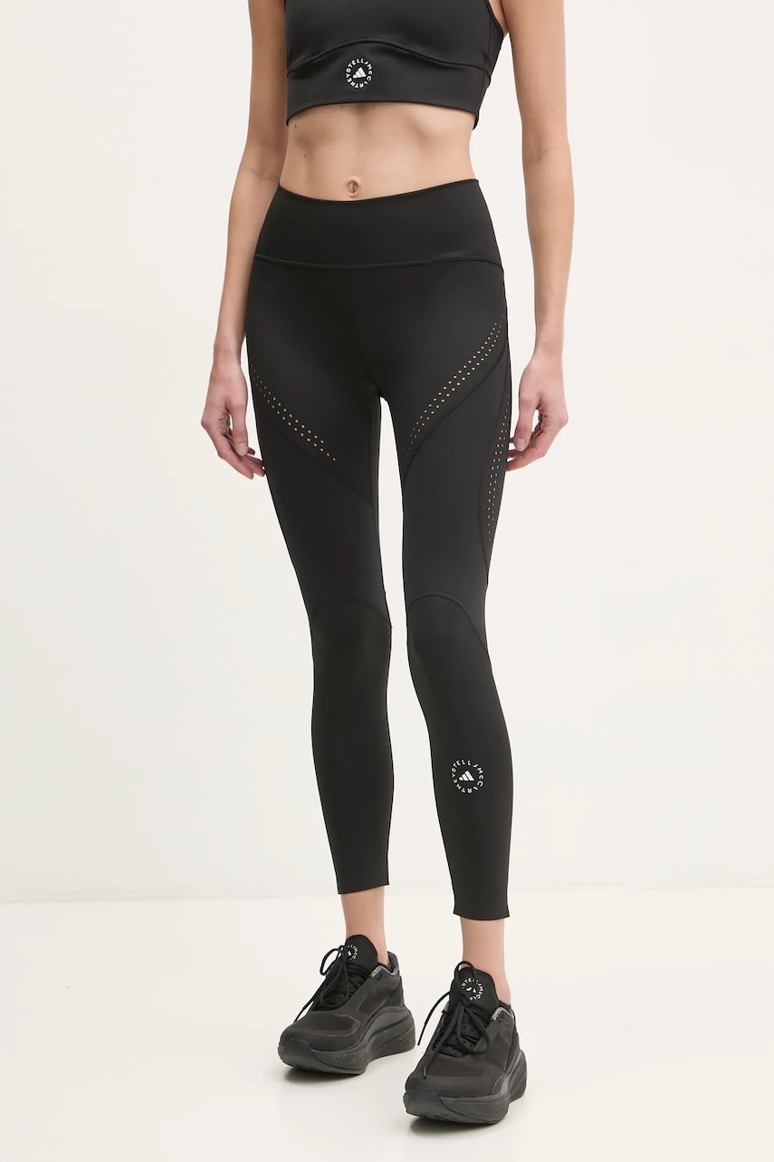 Κολάν προπόνησης adidas by Stella McCartney TruePurpose χρώμα: μαύρο, JI6527