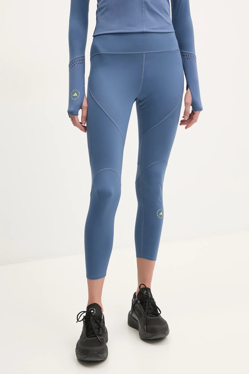 Κολάν προπόνησης adidas by Stella McCartney TruePurpose χρώμα: μπλε, JJ0147