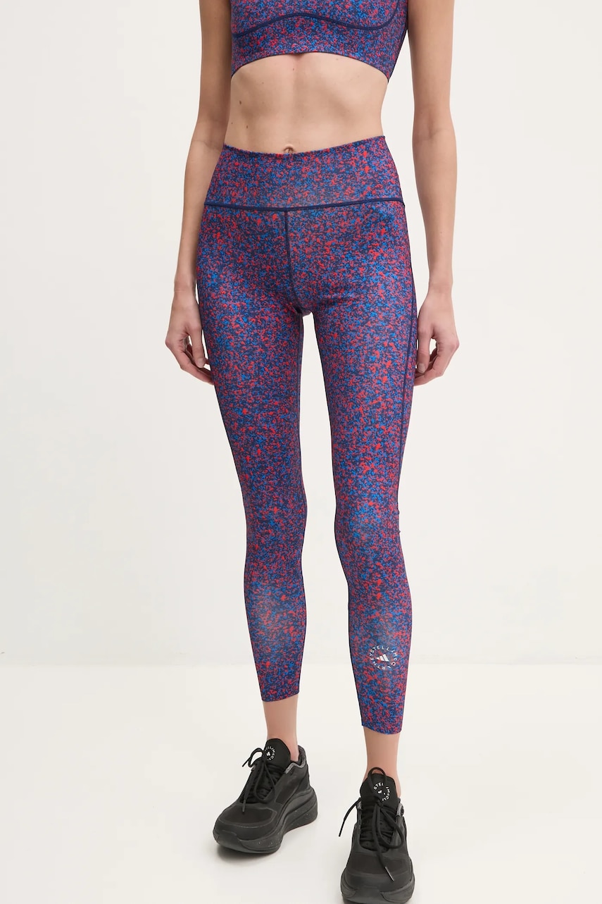 Κολάν adidas by Stella McCartney TruePurpose Optime χρώμα: ναυτικό μπλε, JI5241