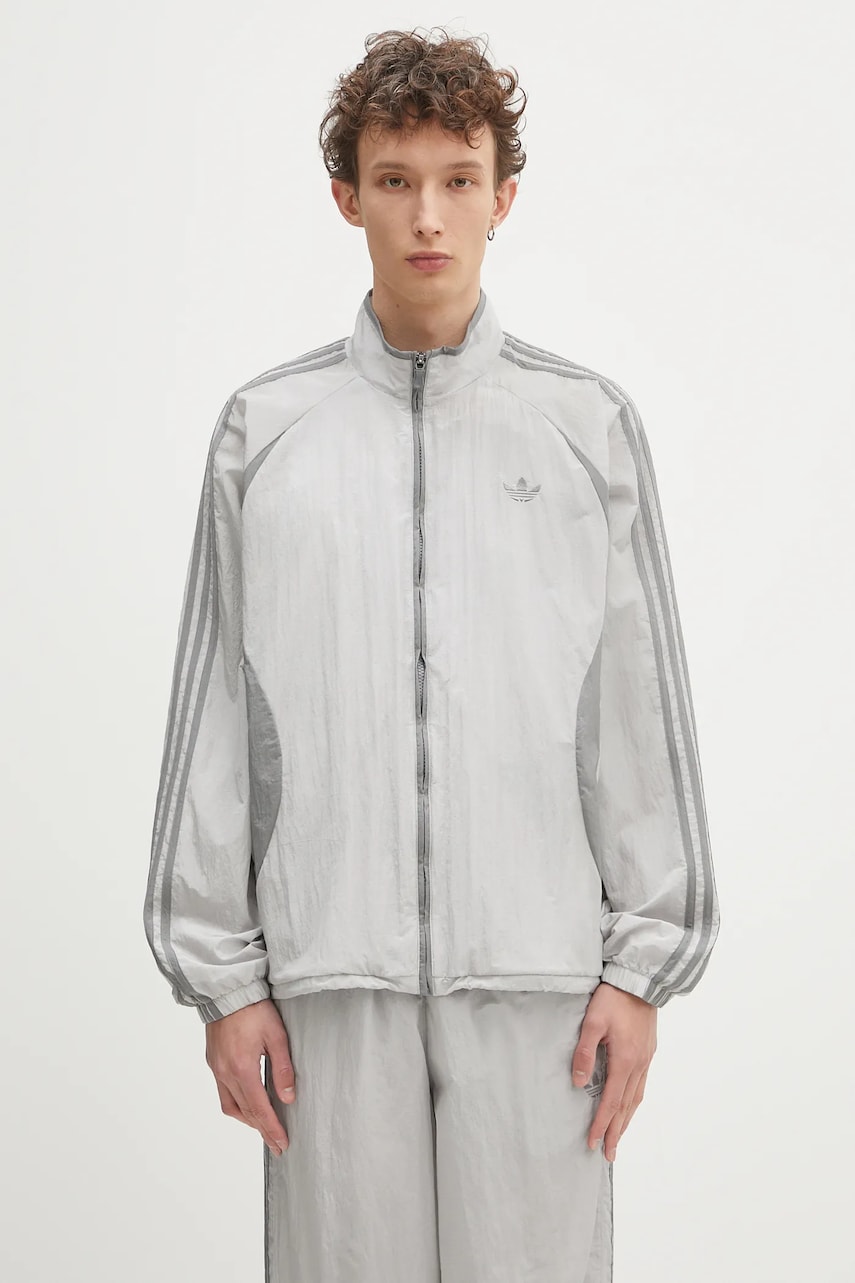 Μπουφάν adidas Originals Adicolor 2000S Woven Track Top χρώμα: γκρι, JP1138