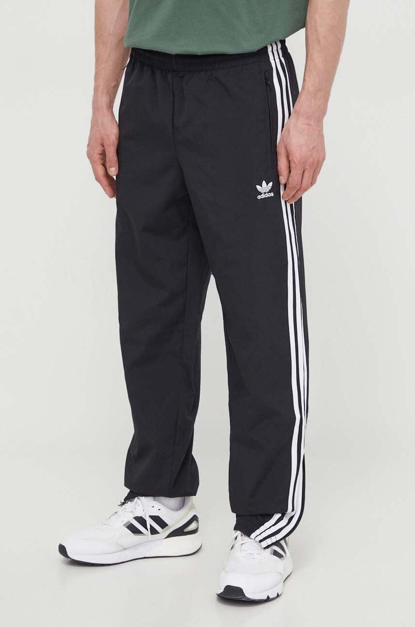 Παντελόνι adidas Originals Adicolor Woven Firebird Track Top χρώμα: μαύρο, IT2501