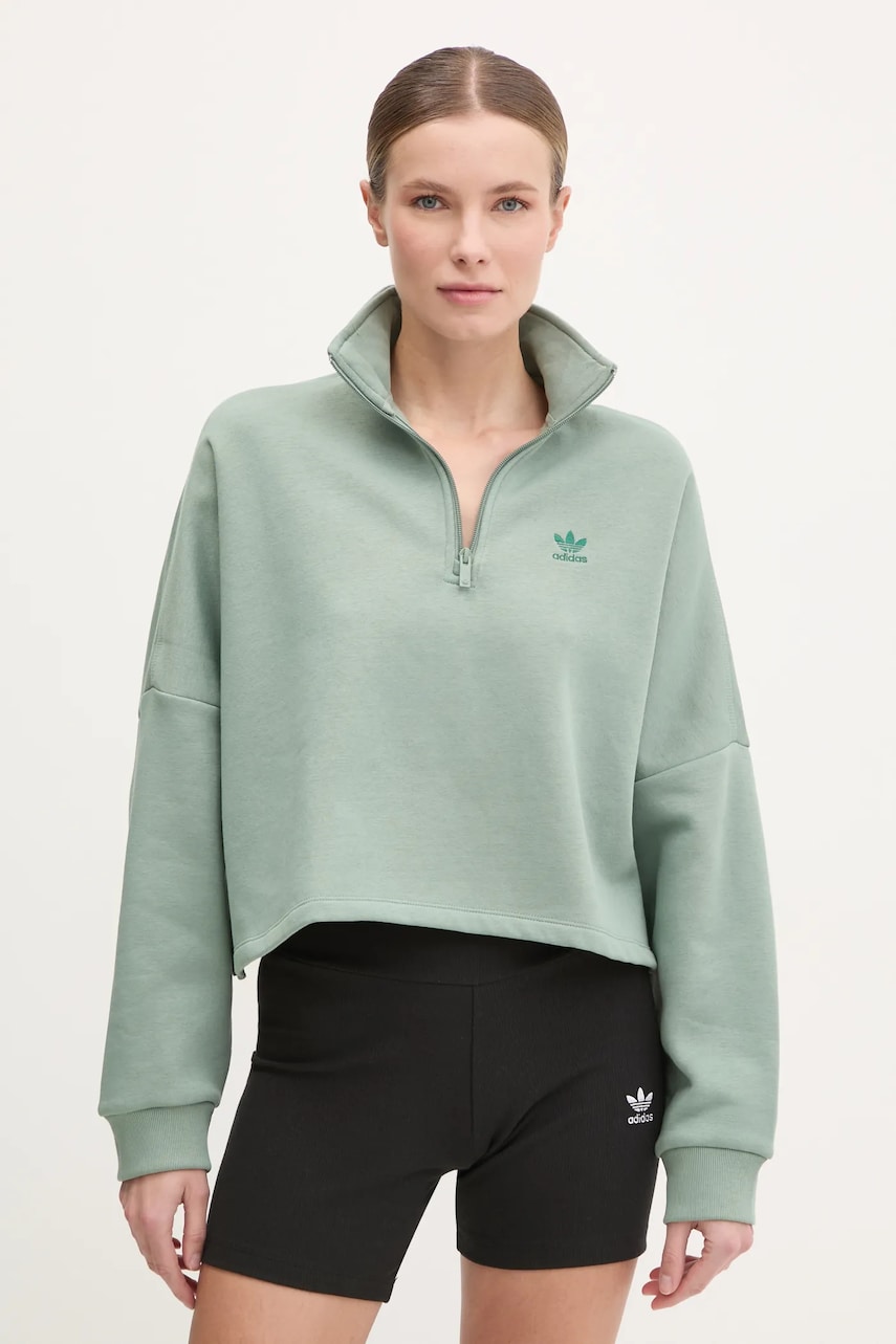 Μπλούζα adidas Originals Essential χρώμα: πράσινο, JC8982