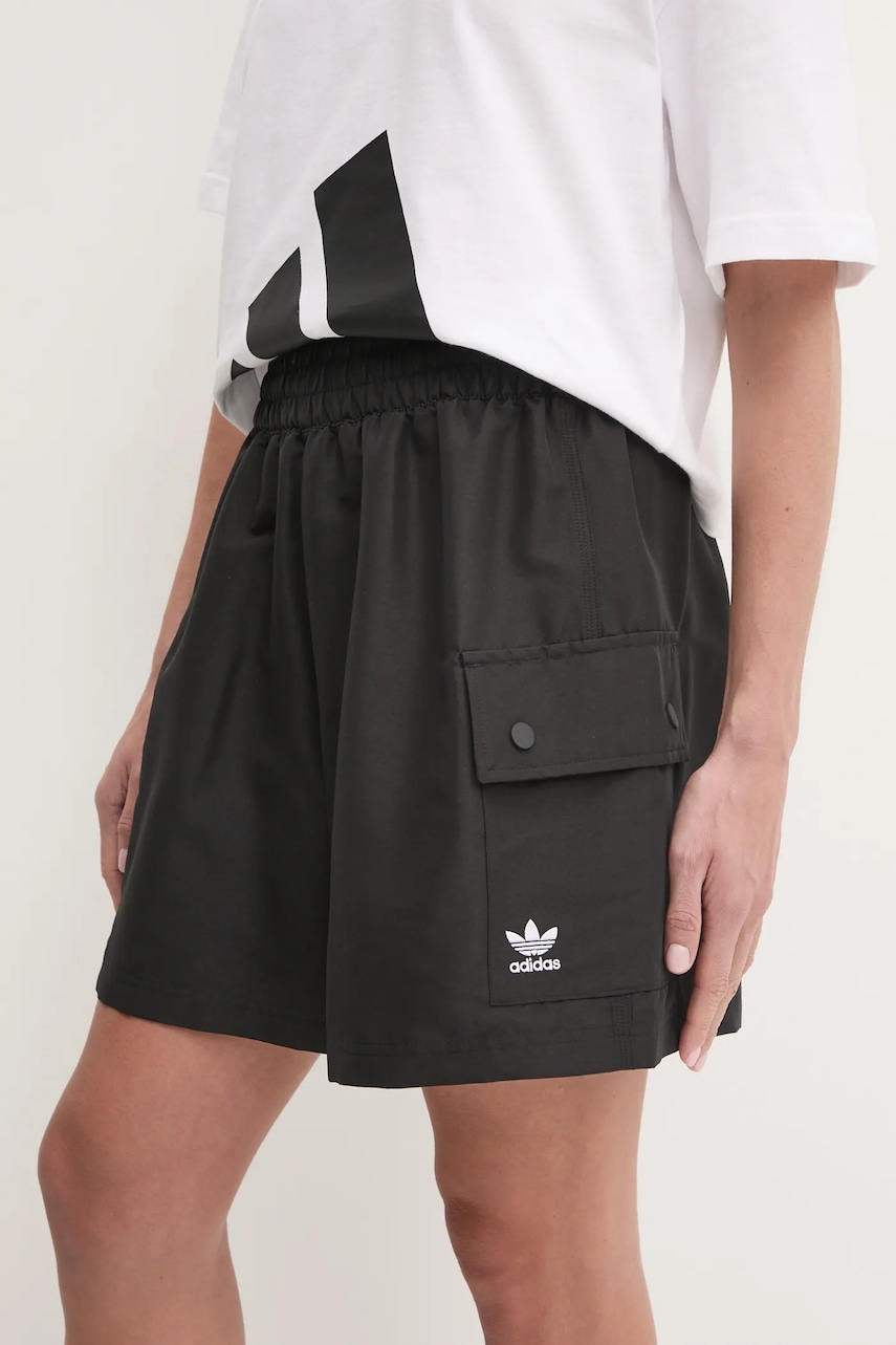 Σορτς adidas Originals Essential χρώμα: μαύρο, JD1514