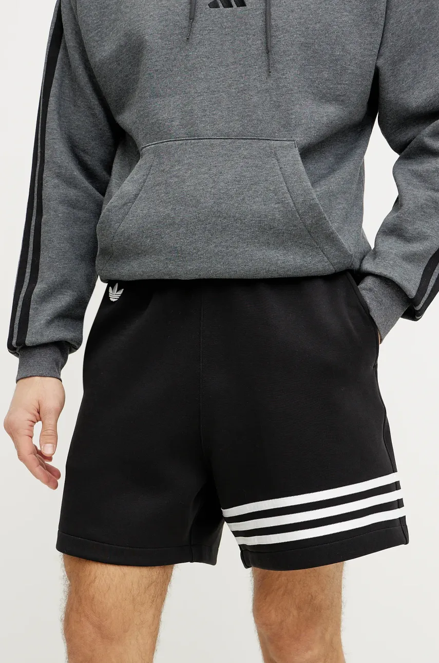 Σορτς adidas Originals Neuclassics χρώμα: μαύρο, JC9941