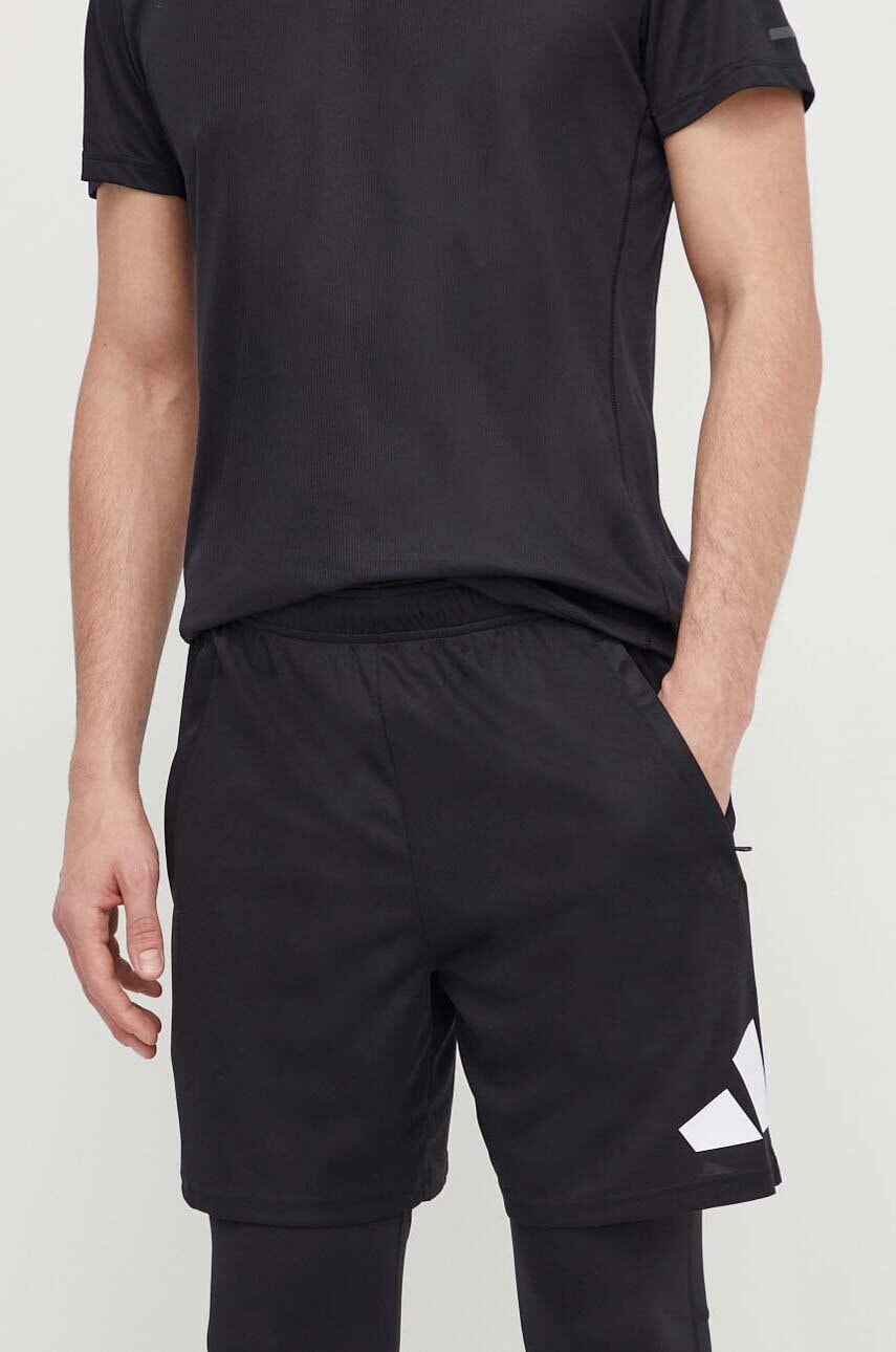 Σορτς προπόνησης adidas Performance Training Essentials Shadow Original Training Essentials χρώμα: μαύρο S70812.3 IB8121