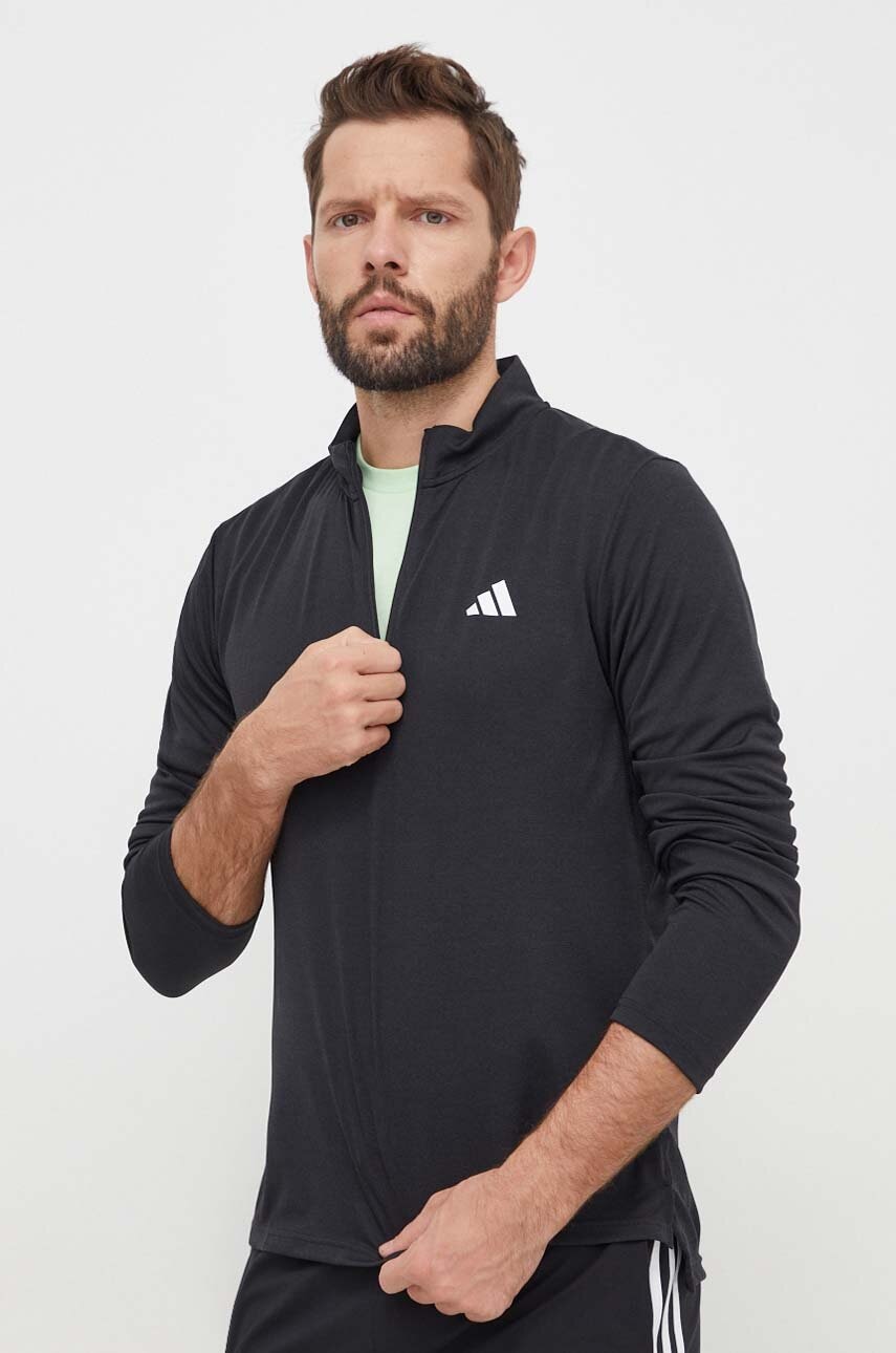 Φούτερ προπόνησης adidas Performance Training Essentials Training Essentials χρώμα: μαύρο IL7157