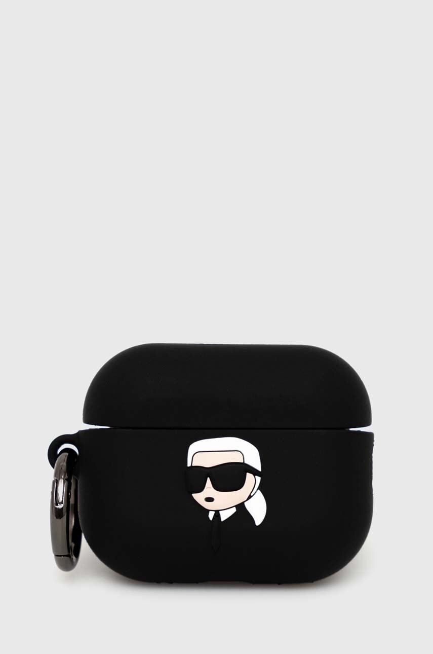 Θήκη για airpods Karl Lagerfeld AirPods Pro 2 coverAirPods Pro 2 χρώμα: μαύρο