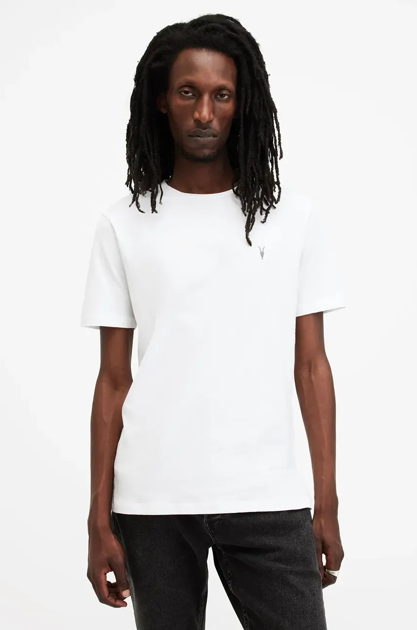 Βαμβακερό μπλουζάκι AllSaints BRACE 3-pack ανδρικά, χρώμα: πολύχρωμο, M031JB