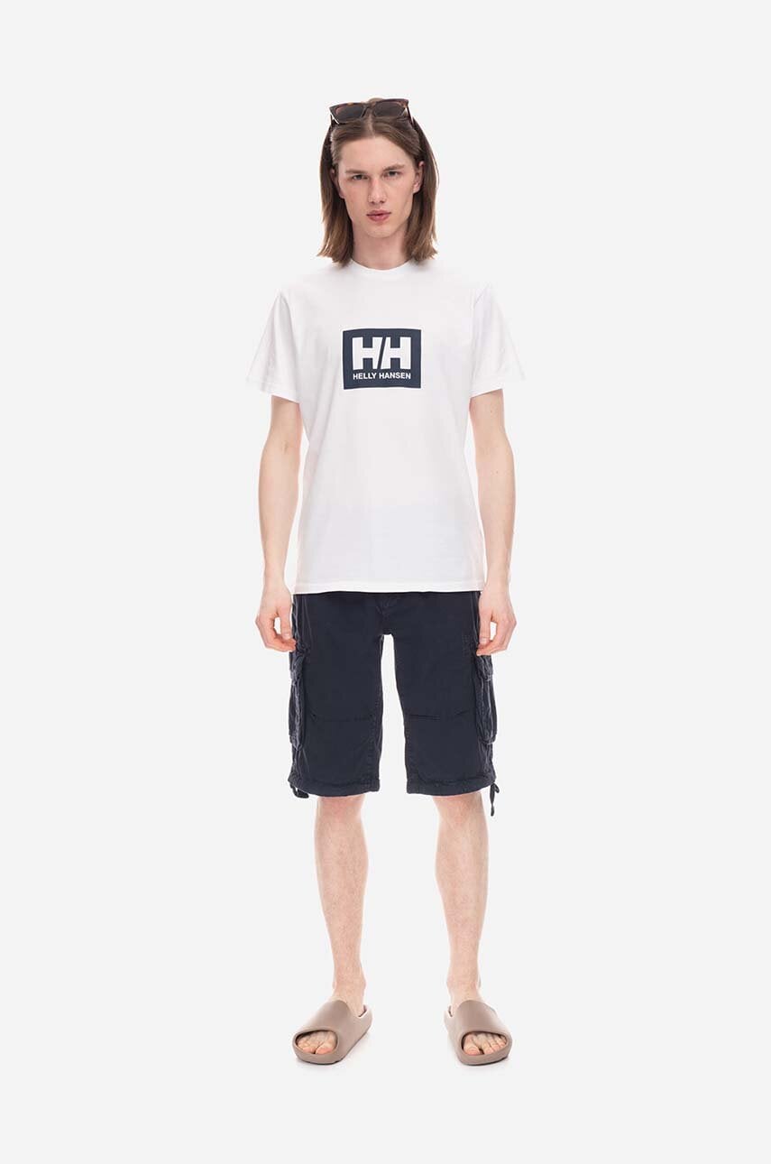 Βαμβακερό σορτσάκι Alpha Industries Alpha Industries Jet Short 191200 07 χρώμα: ναυτικό μπλε