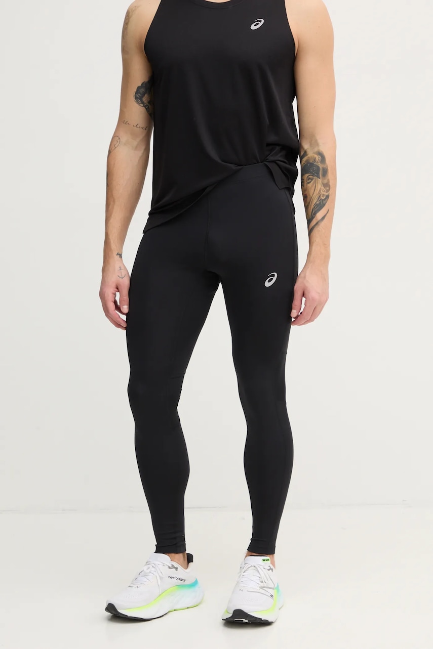 Κολάν για τρέξιμο Asics Core χρώμα: μαύρο, 2011D220